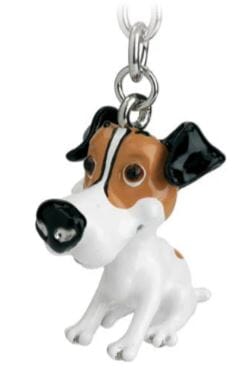 Jack Russell, Key Ring/bag Charm Novelty Gifts The Cooks Kitchen 
