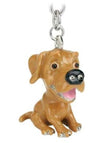 Golden Labrador, Key Ring/bag Charm