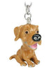 Golden Labrador, Key Ring/bag Charm
