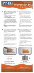 Pme Impression Mat - Large Square Embossers The Cooks Kitchen 