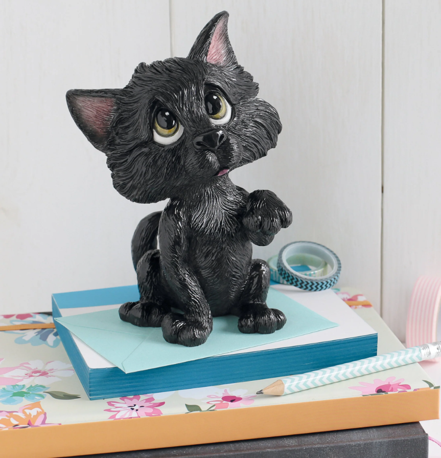 Little Paws Collectible Figurine Lucky Black Cat