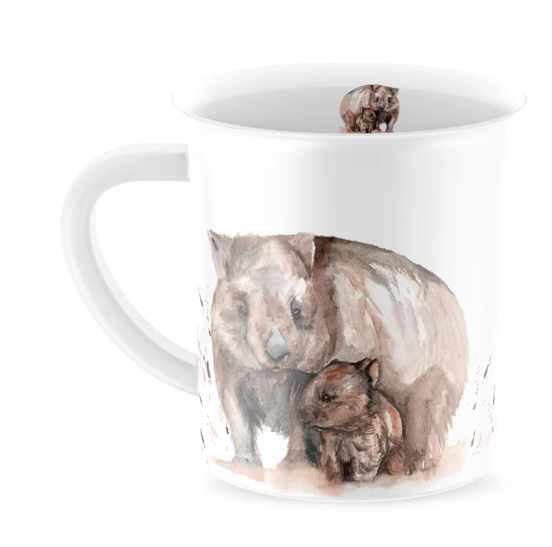 Meg Hawkins Wombat New Bone China Mug