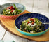 Mikasa Coupe Pasta Dinner Bowl 21cm - Indigo Chevron Bowls The Cooks Kitchen 