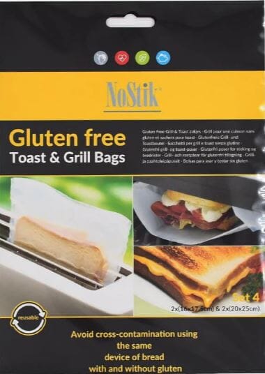 Nostik Gluten-free Grill & Toast Bag Set Of 4 Bakeware Accessories The Cooks Kitchen 