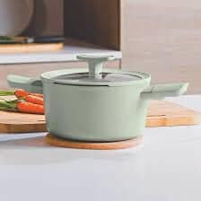 Berghoff Covered Stockpot Balance Sage 24x14cm 5.5l Casseroles & Stockpots The Cooks Kitchen 
