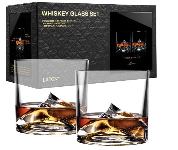 Liiton Everest Glasses S/2 8.7x8.7x8.2cm Glassware The Cooks Kitchen 