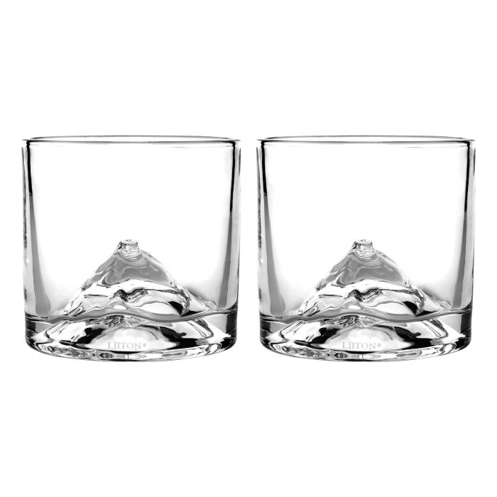 Liiton Fuji Whiskey Glasses Set Of 2 260ml