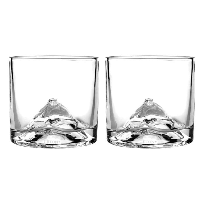 Liiton Fuji Whiskey Glasses Set Of 2 260ml Spirit The Cooks Kitchen 