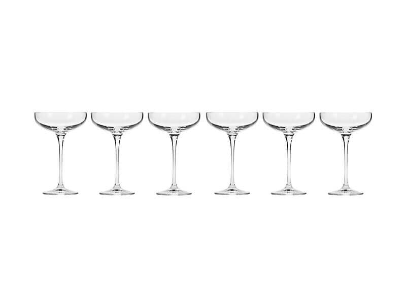 Krosno Harmony Champagne Coupe 240ml 6pc Glassware The Cooks Kitchen Mandurah 