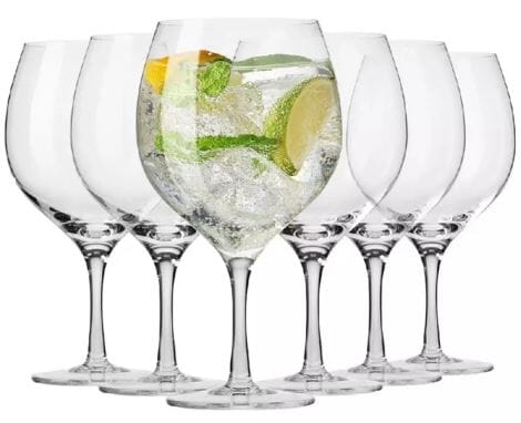 Krosno Harmony Gin Balloon 700ml S/6 Glassware The Cooks Kitchen 