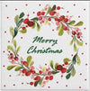 Paw Lunch Napkin - Christmas Floral