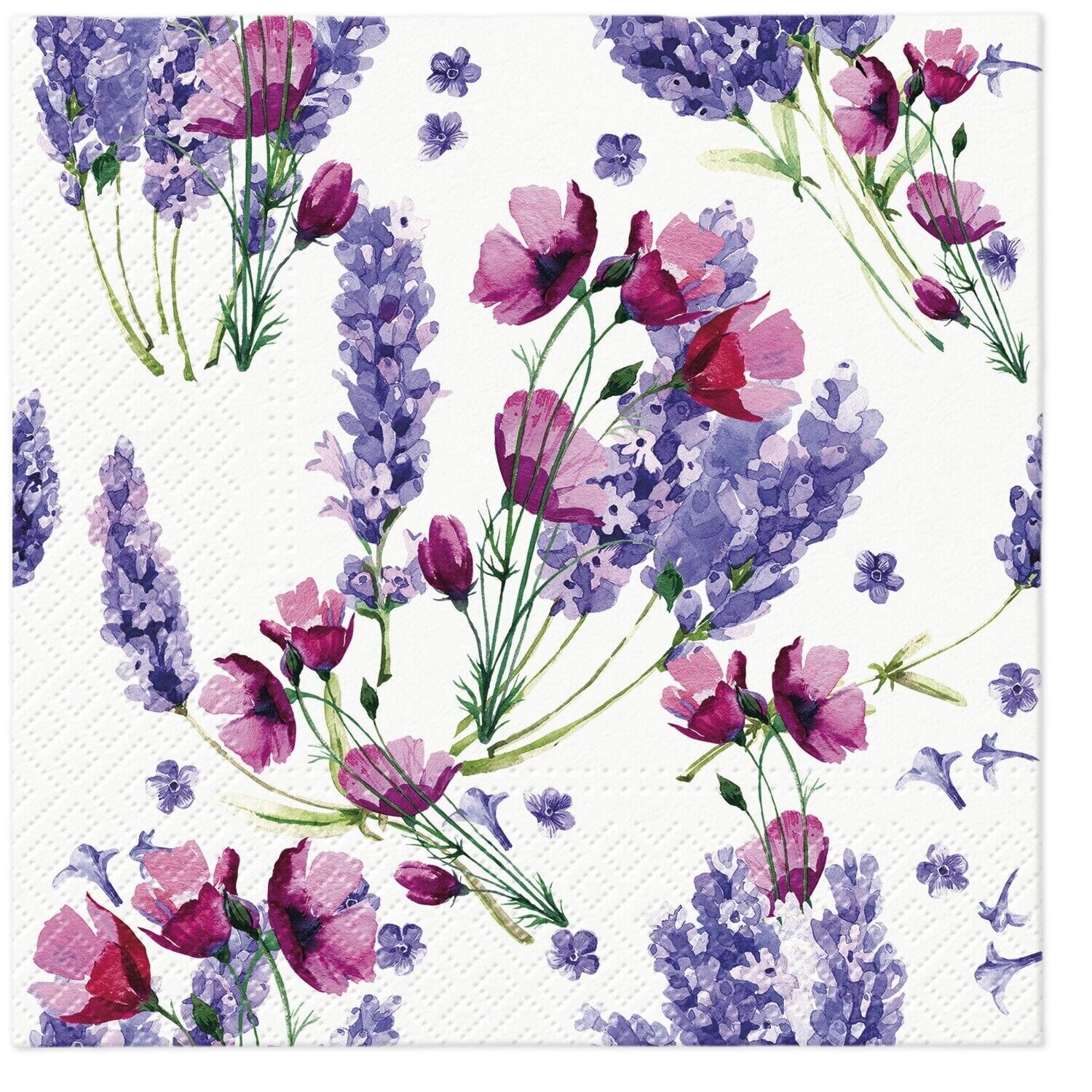 Paw Lunch Napkin 33cm Fragrant Lavender Table Cloths & Napkins The Cooks Kitchen 