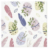 Paw Lunch Napkin 33cm Easter Feather