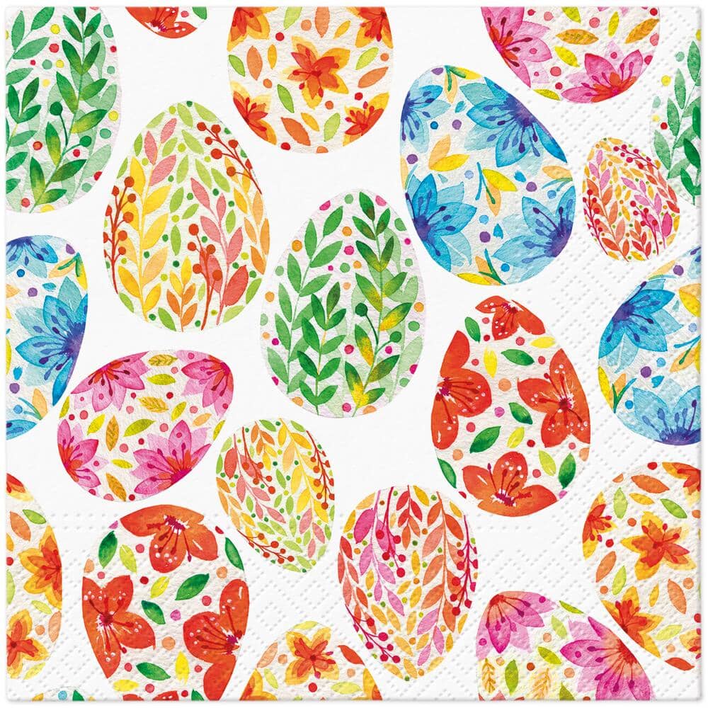 Paw Napkins 33cm Watercolour Eggs Napkins The Cooks Kitchen 