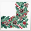 Paw Lunch Napkins - Winter Branches