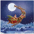 Paw Lunch Napkins 33cm - Christmas Sleigh Napkins The Cooks Kitchen 