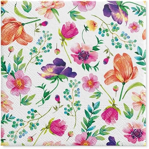 Paw Napkins 33cm - Flower Arrangement Napkins The Cooks Kitchen 