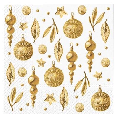 Paw Lunch Napkin - Golden Glow Napkins The Cooks Kitchen 