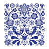 Paw Lunch Napkin 33cm - Folk Stamp