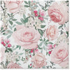 Paw Lunch Napkin 33cm Roses Glory Cream