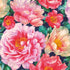 Paw Lunch Napkin 33cm - Peonies Bloom Napkins The Cooks Kitchen 