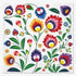 Paw Lunch Napkins 33cm Polish Folk Napkins The Cooks Kitchen 