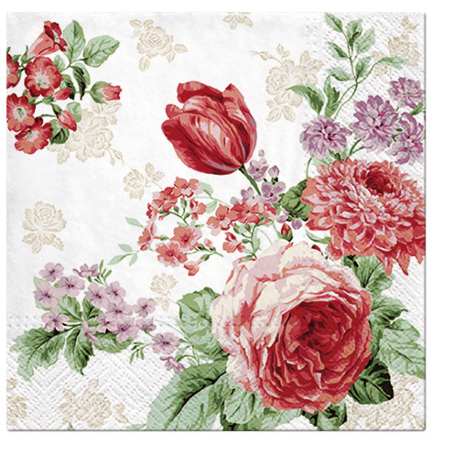 Paw Lunch Napkins 33cm Mysterious Roses Table Cloths & Napkins The Cooks Kitchen 