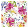 Paw Lunch Napkin 33cm Orchid With Peony