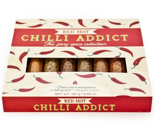 Eat.art Red Hot Chilli Addict | Gourmet Selection Of Fiery Red Hot Spice Blends | 8-pack Gift Set The Cooks Kitchen 