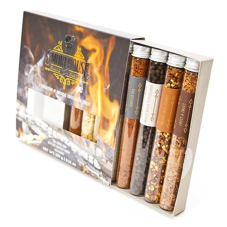Eat.art Barbecue Smokehouse Flame And Flavour Bbq Rub Set - 8 Spice Selection Box The Cooks Kitchen 
