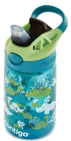 Contigo Kids Water Bottle With Autospout 414ml -  Dinosaur
