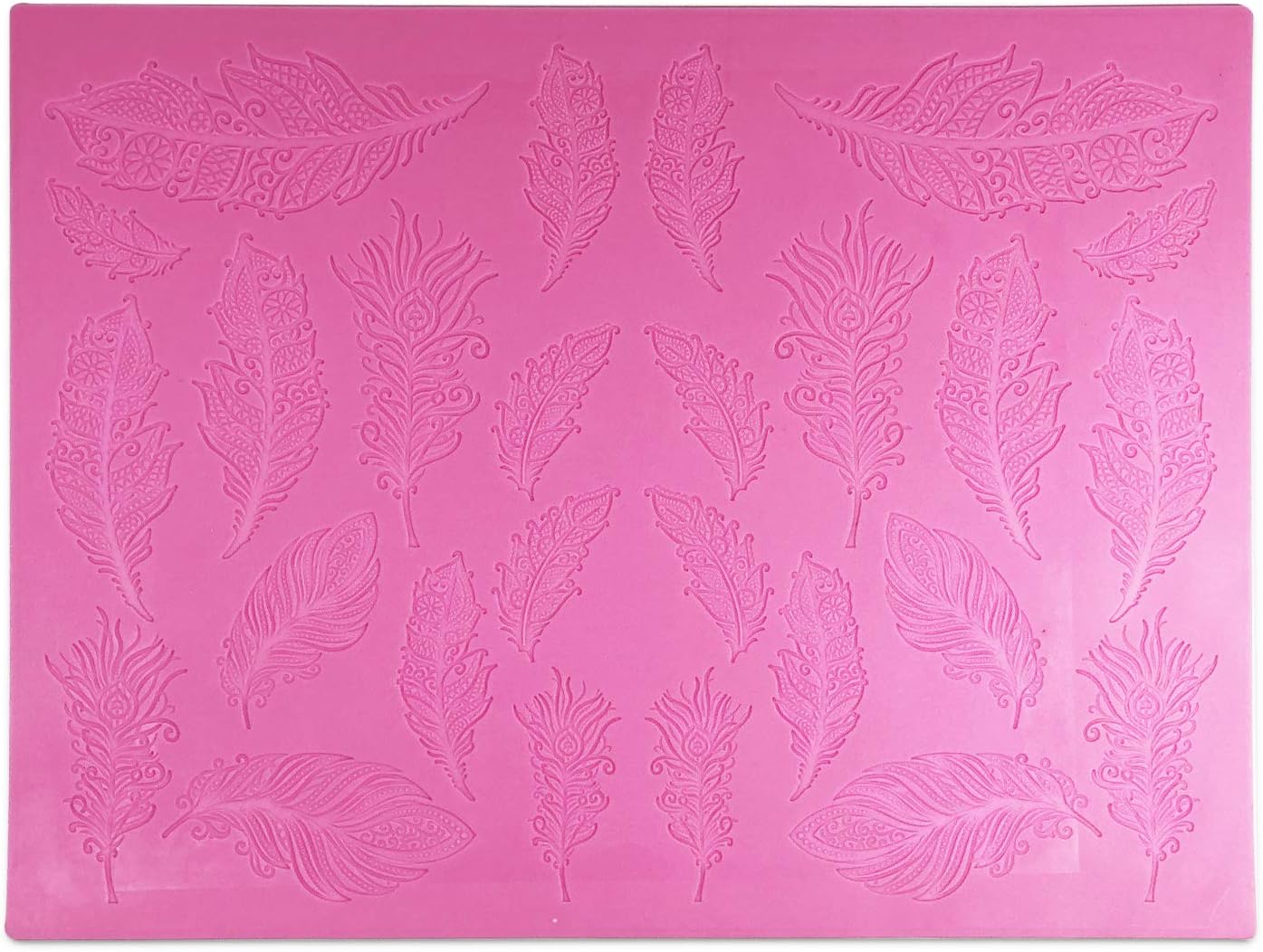Claire Bowman Cake Lace Mat Feathers