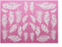 Claire Bowman Cake Lace Mat Feathers