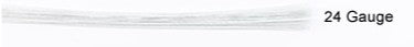 Bake Group Flower Wire 24 Gauge White