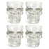 Kikkerland Clear Shot Glasses, Set Of 4 Glassware The Cooks Kitchen 