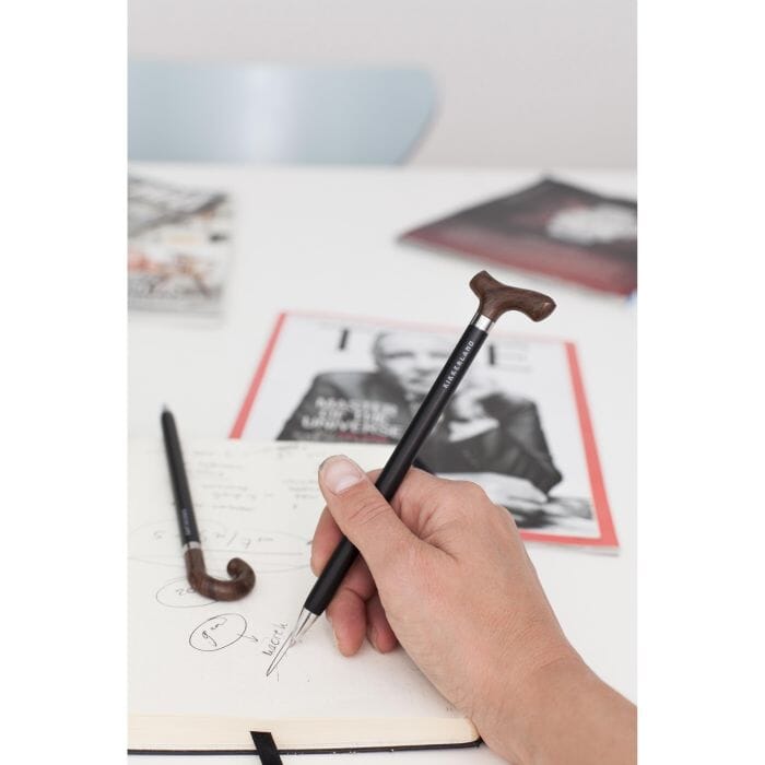 Kikkerland Old & Wise Pen Set Of 2, Black Brown Novelty Gifts The Cooks Kitchen 
