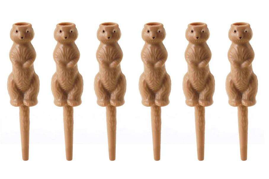 Kikkerland Design Golf-pher The Gopher Golf Tees, Set Of 6