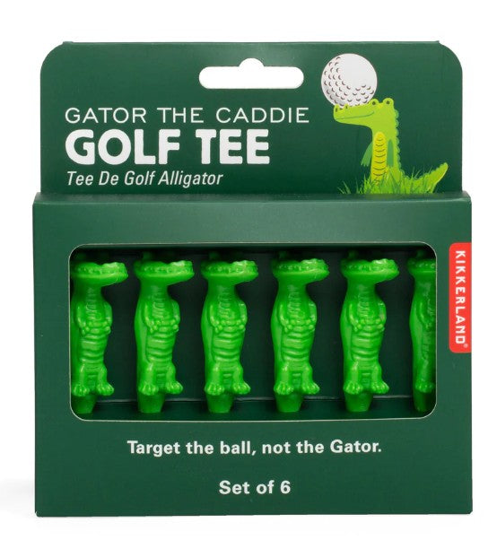 Kikkerland Gator Golf Tees Set Of 6