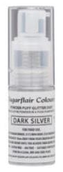Powder Puff Glitter Dust - Dark Silver Dusts and Powders The Cooks Kitchen 