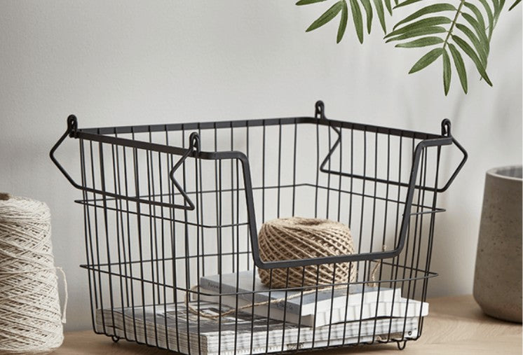 Soko & Co  Stackable Wire Basket Small