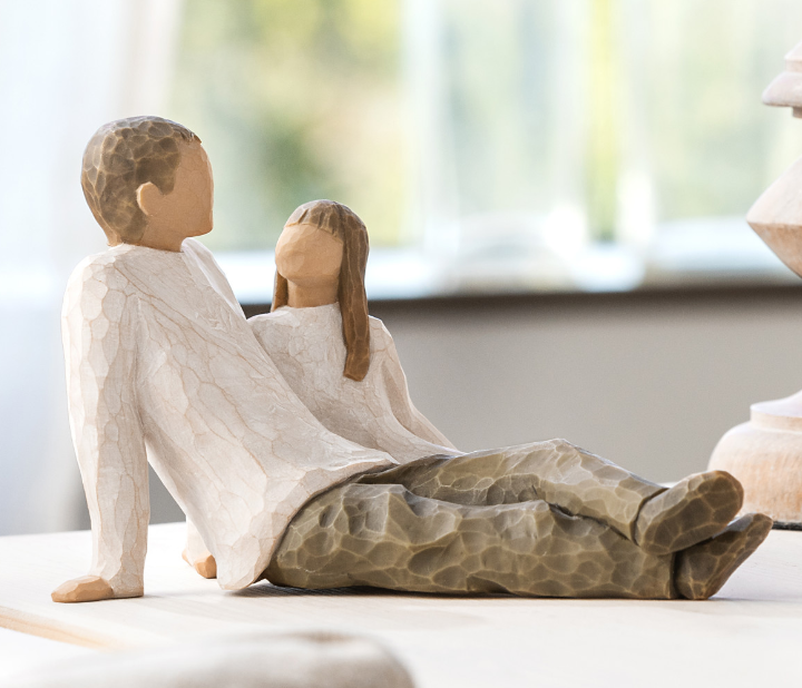 Willow Tree Father And Daughter Figurine By Susan Lordi