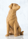 Willow Tree Love My Dog (light) Figurine By Susan Lordi