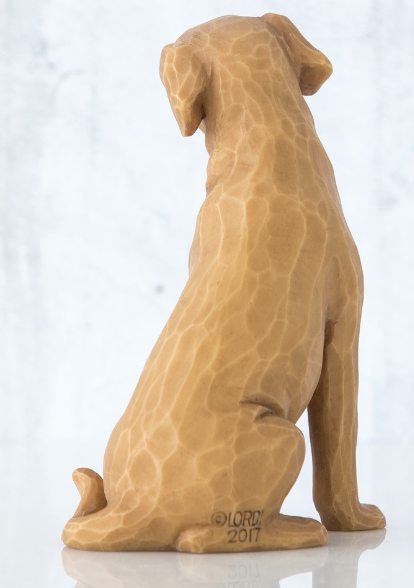 Willow Tree Love My Dog (light) Figurine By Susan Lordi 