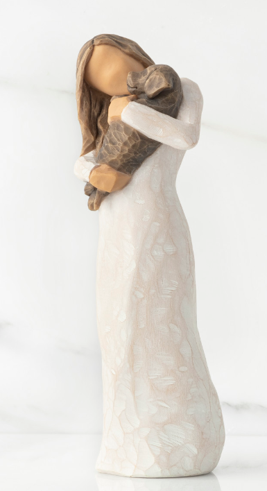 Willow Tree Adorable You (dark Dog) By Susan Lordi 