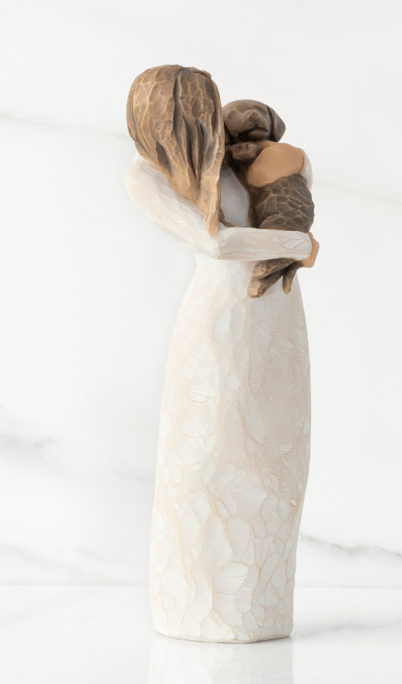Willow Tree Adorable You (dark Dog) By Susan Lordi 