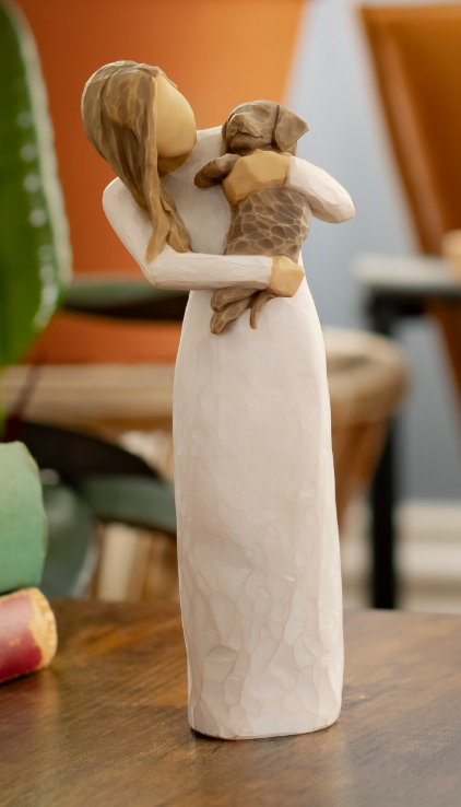 Willow Tree Adorable You (dark Dog) By Susan Lordi 