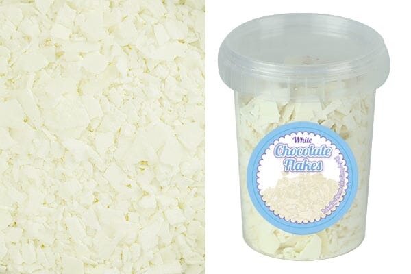 White Chocolate Flakes 80g Cake & Cookie Decorating The Cooks Kitchen 