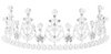 Iconic Cake Art Silver Pearl Accent Tiara145mm