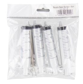 Disposable Syringe 20ml - 4 Pieces Cake & Cookie Decorating The Cooks Kitchen 