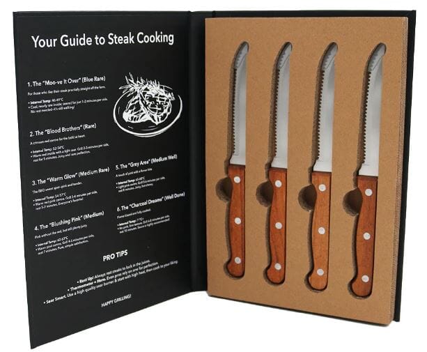 Premium Steak Knife Book Box Steak Knives The Cooks Kitchen 